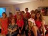 All the ladies at Frank’s annual “Christmas in July” party.